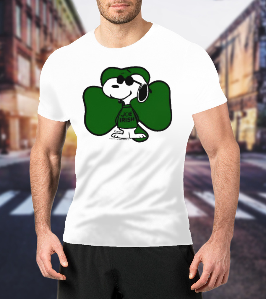 Snoopy Joe Irish Shamrock 1980s Vintage Style T-Shirt