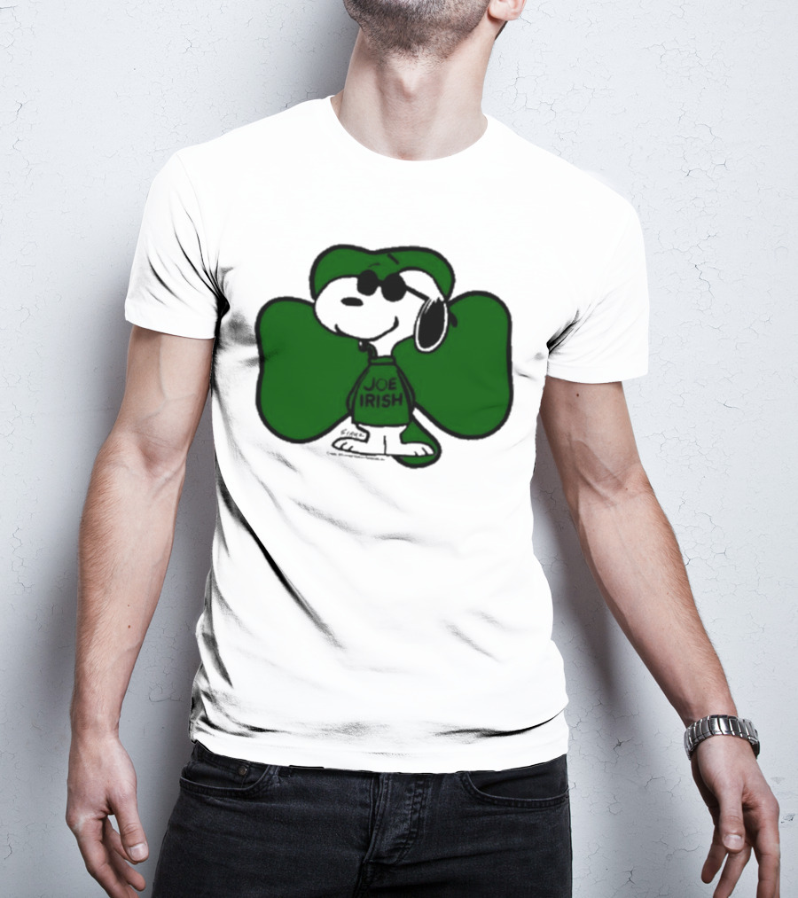 Snoopy Joe Irish Shamrock 1980s Vintage Style T-Shirt