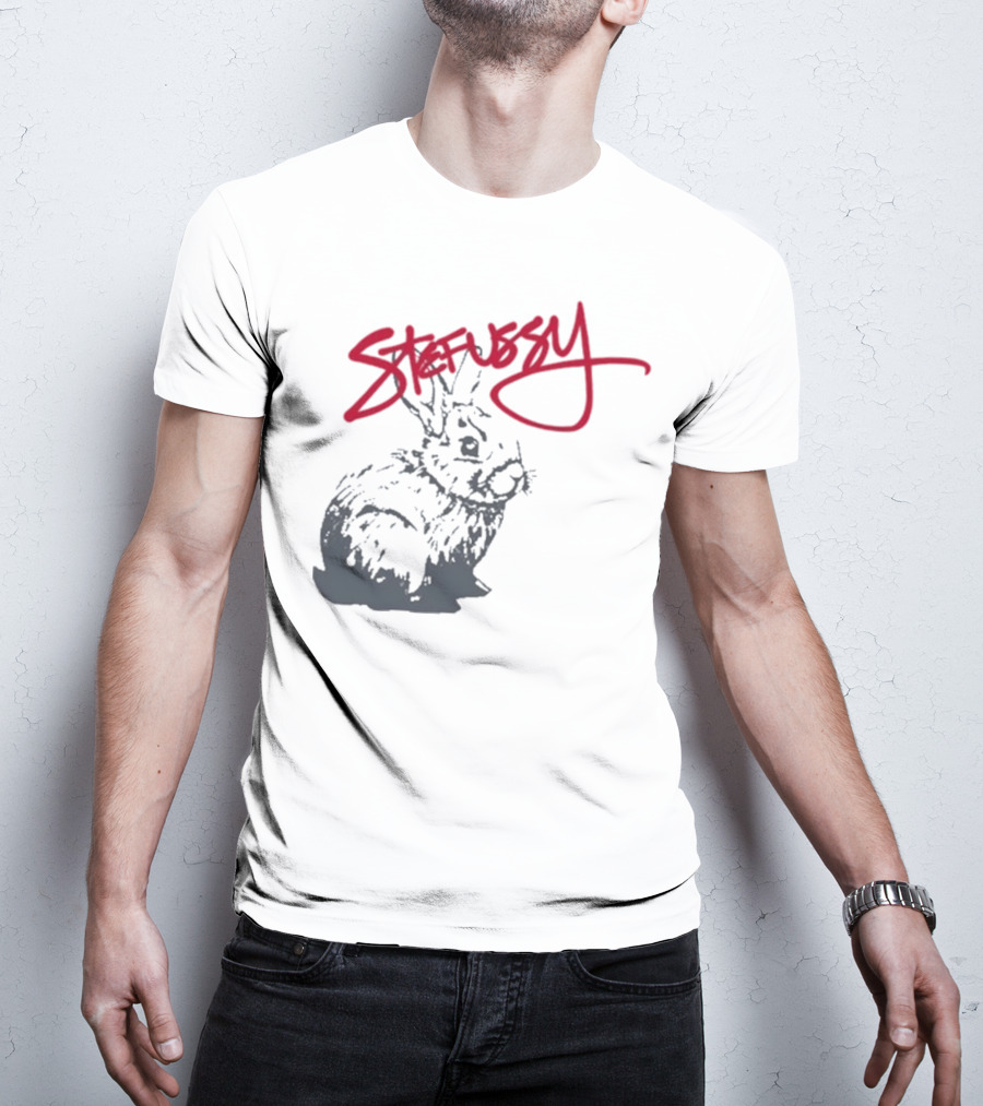 Stefussy Bunny Stussy Graphic T-Shirt