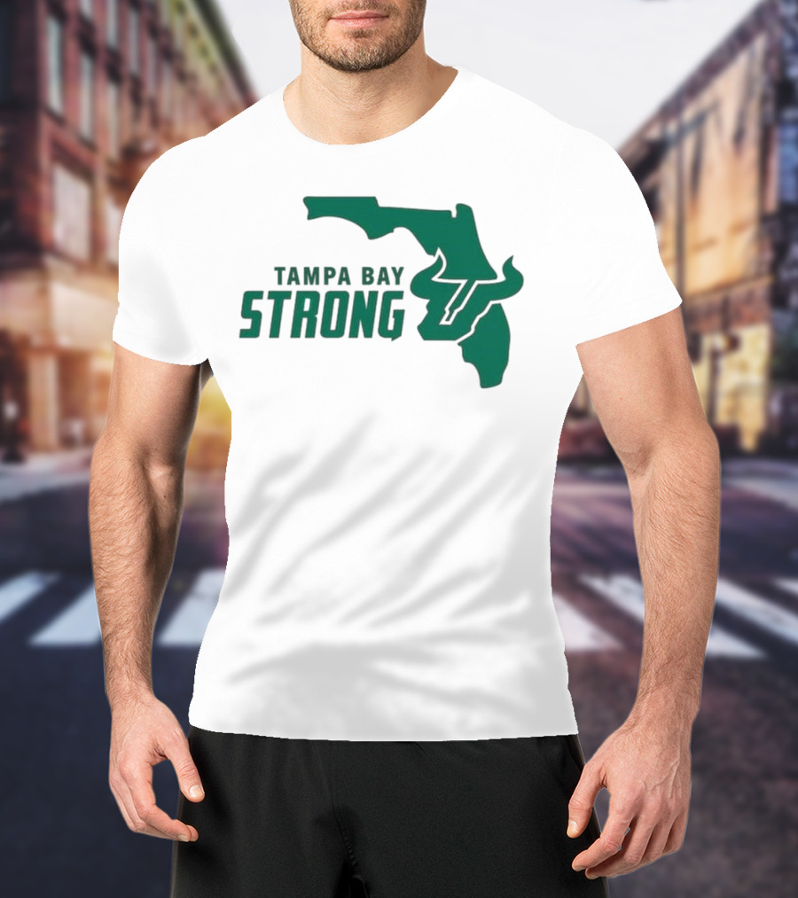 Tampa Bay Strong South Florida Bulls Hurricane Relief T-Shirt