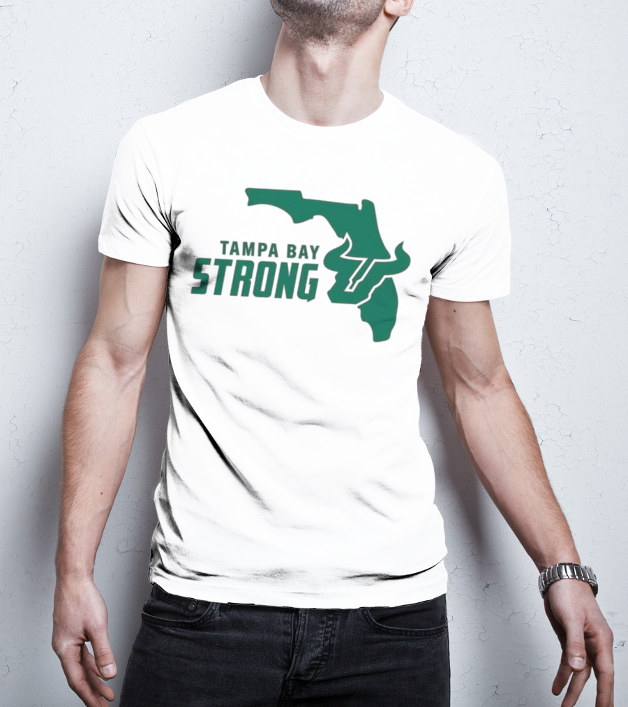 Tampa Bay Strong South Florida Bulls Hurricane Relief T-Shirt