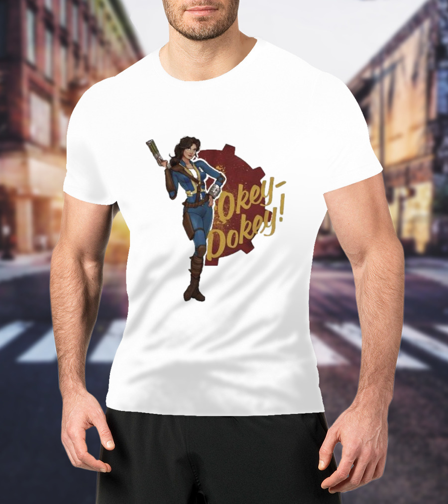 Spartan117gw Okey Dokey Gaming Vault Girl Retro Style T-Shirt