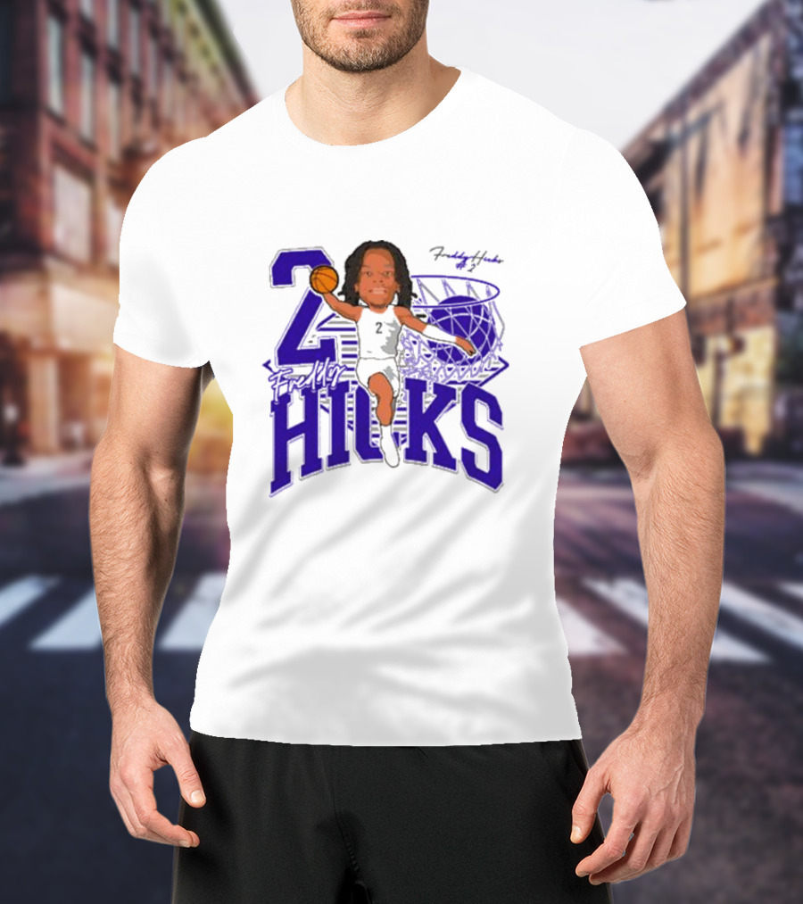 Freddy Hicks Tarleton State Basketball Number 20 T-Shirt