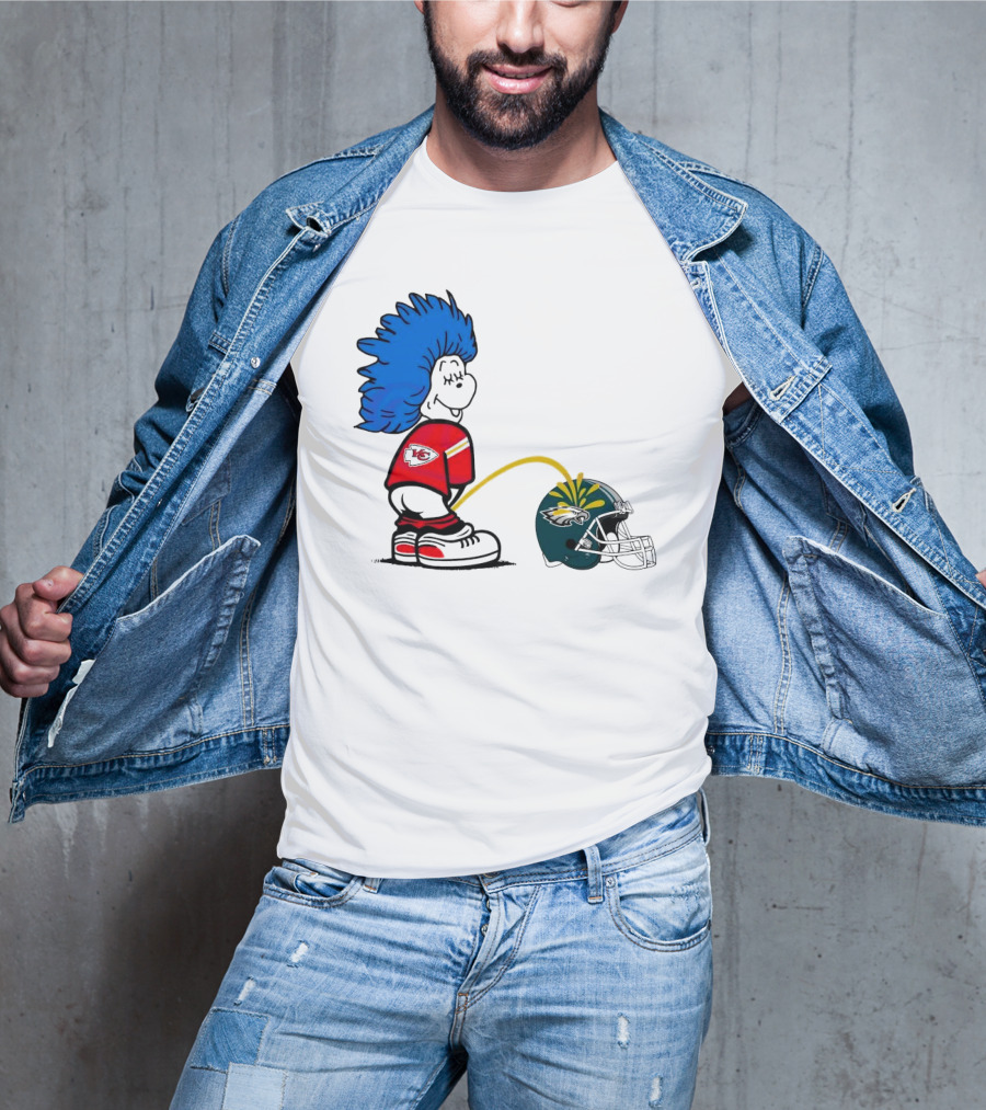 Thing One Kansas City Chiefs Piss On Philadelphia Eagles 2025 T-Shirt