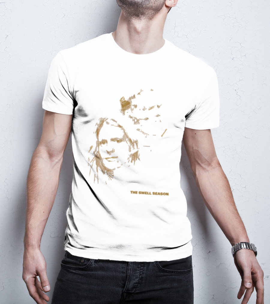 The Swell Season Natural Outline Face Design T-Shirt