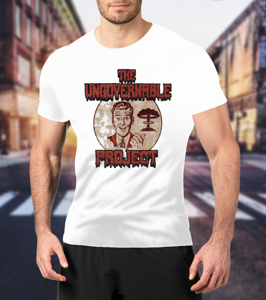 The Ungovernable Project Vintage Cartoon Nuclear Explosion T-Shirt