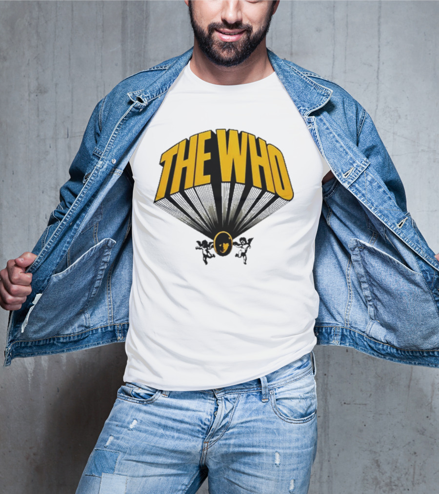 The Who Drum Skin Iconic Band Logo T-Shirt
