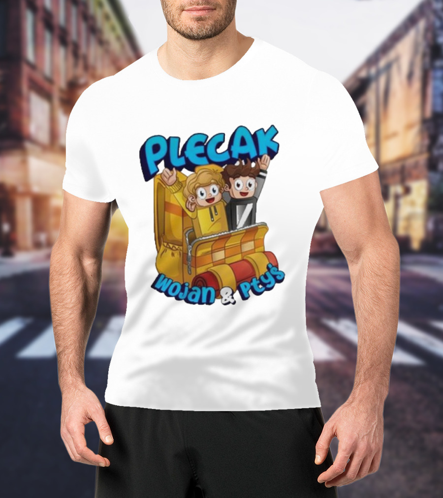 Plecak Wojan & Ptyś Cartoon Backpack Adventure T-Shirt