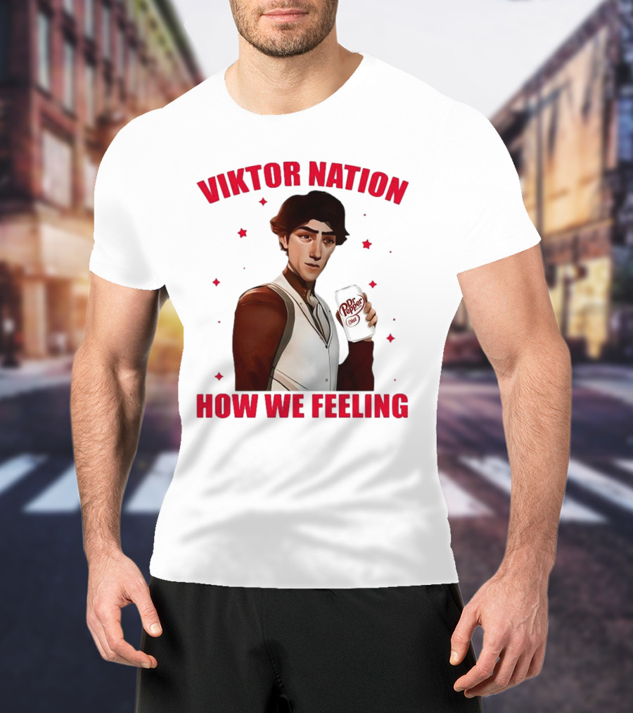 Viktor Nation How We Feeling Dr Pepper Diet Can Illustration T-Shirt