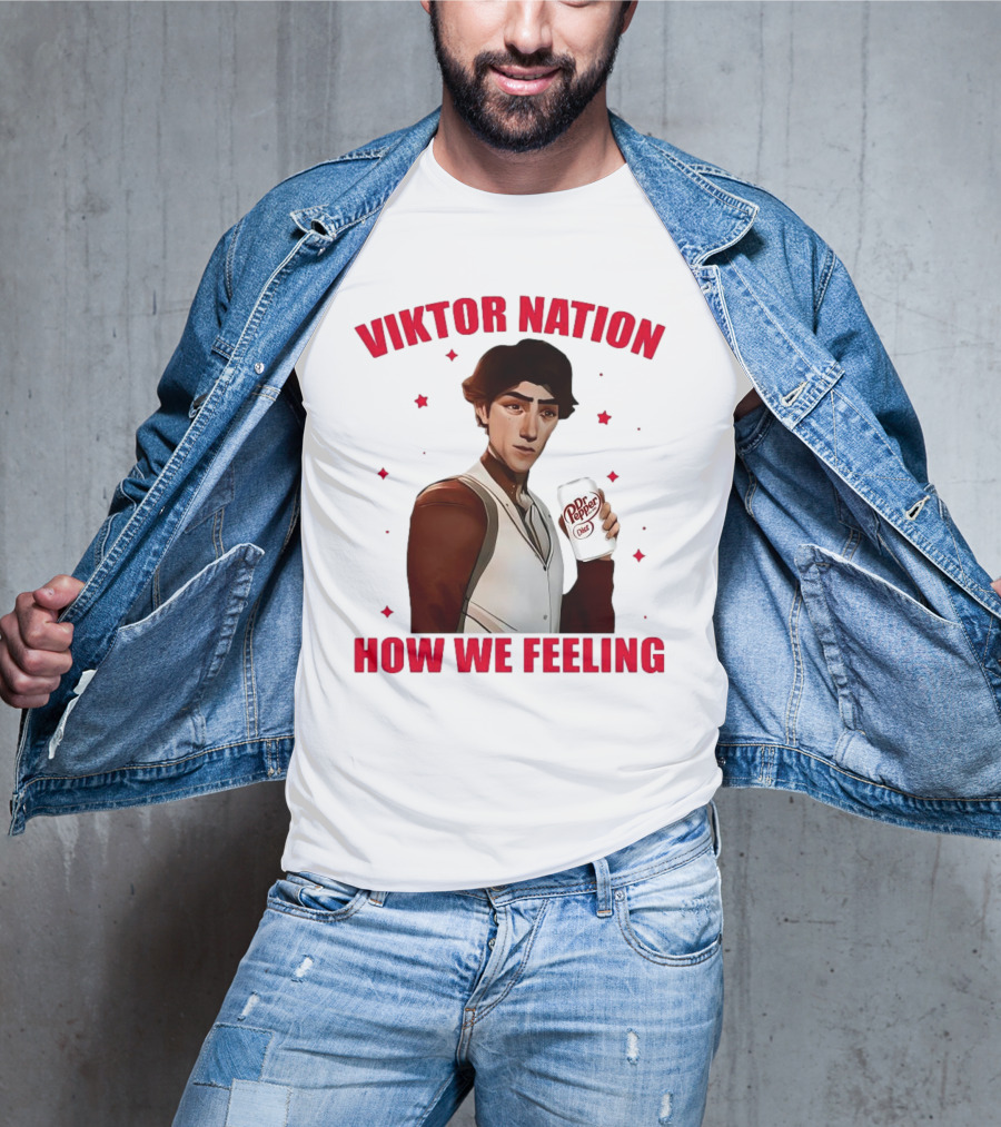 Viktor Nation How We Feeling Dr Pepper Diet Can Illustration T-Shirt