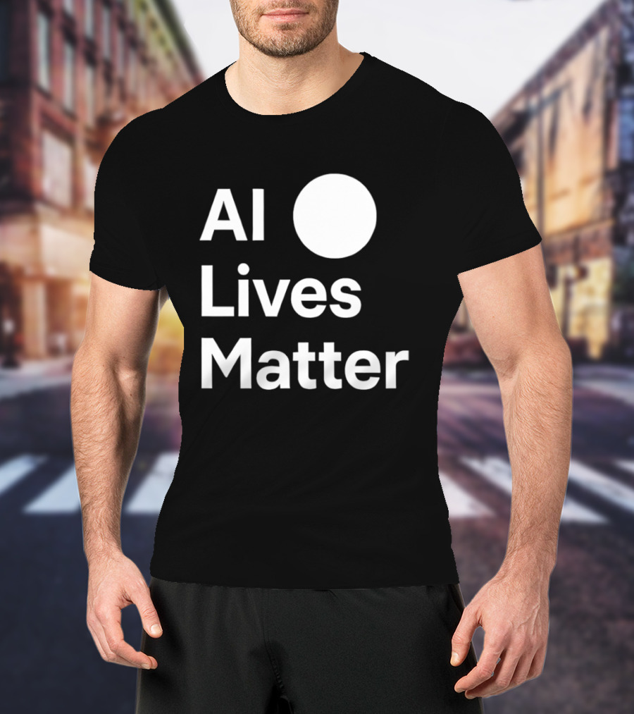 AI Lives Matter Statement Circle T-Shirt