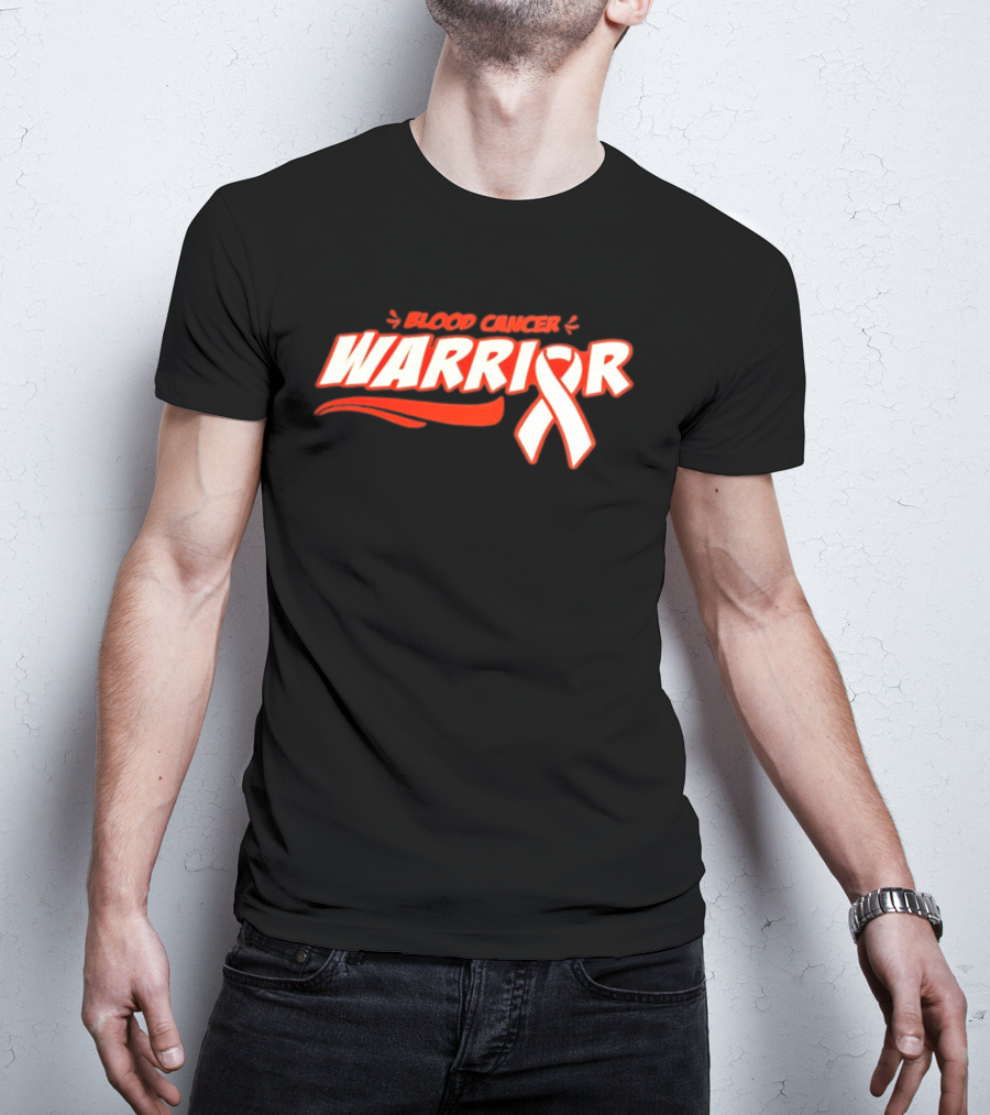 Blood Cancer Warrior Awareness Ribbon Strength Empowerment T-Shirt