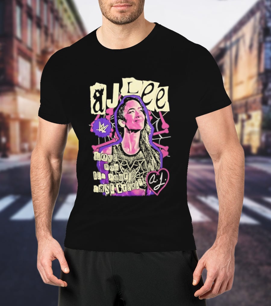 AJ Lee Love You Til Your Last Breath Star Power Heart T-Shirt