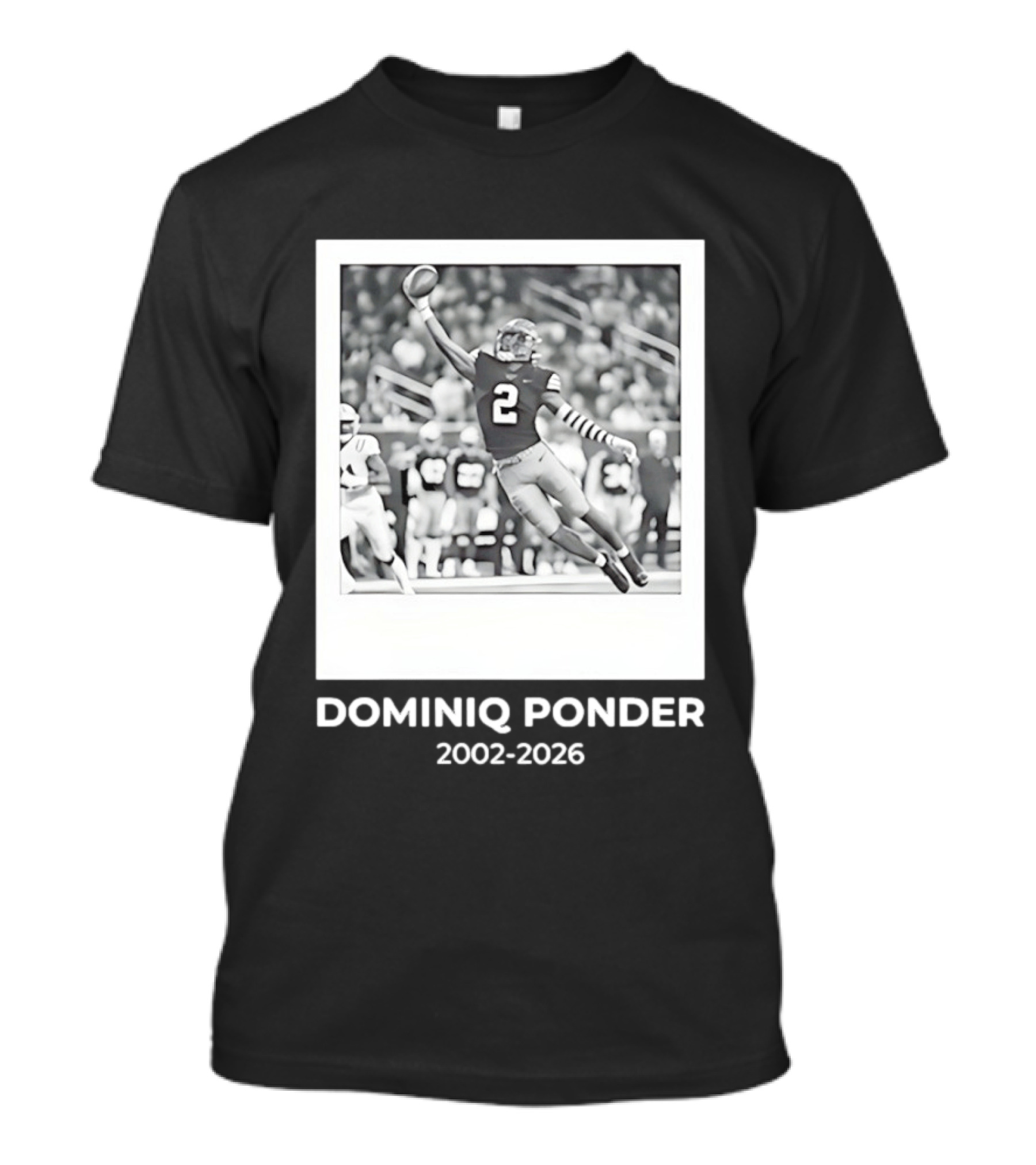 DOMINIQ PONDER 2002 2026 RIP Memory In Colorado Buffaloes Football T-Shirt