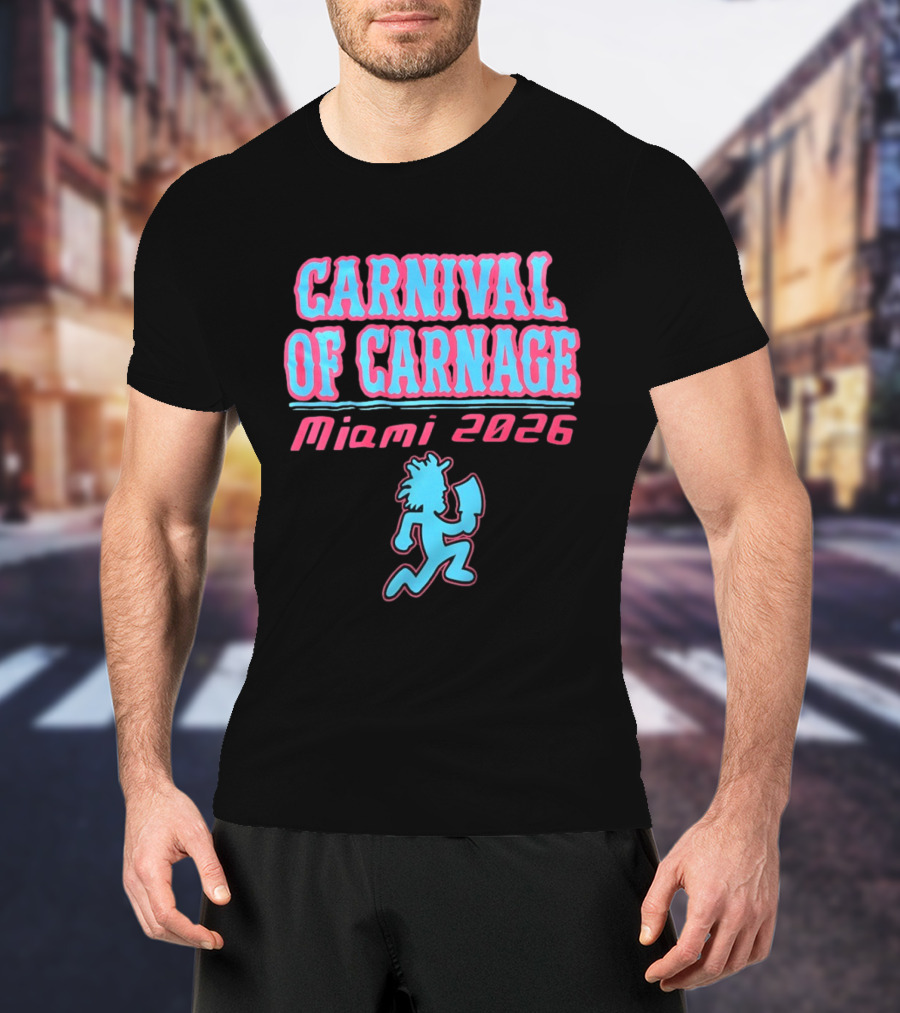 Carnival Of Carnage Miami 2026 Hatchet Man T-Shirt