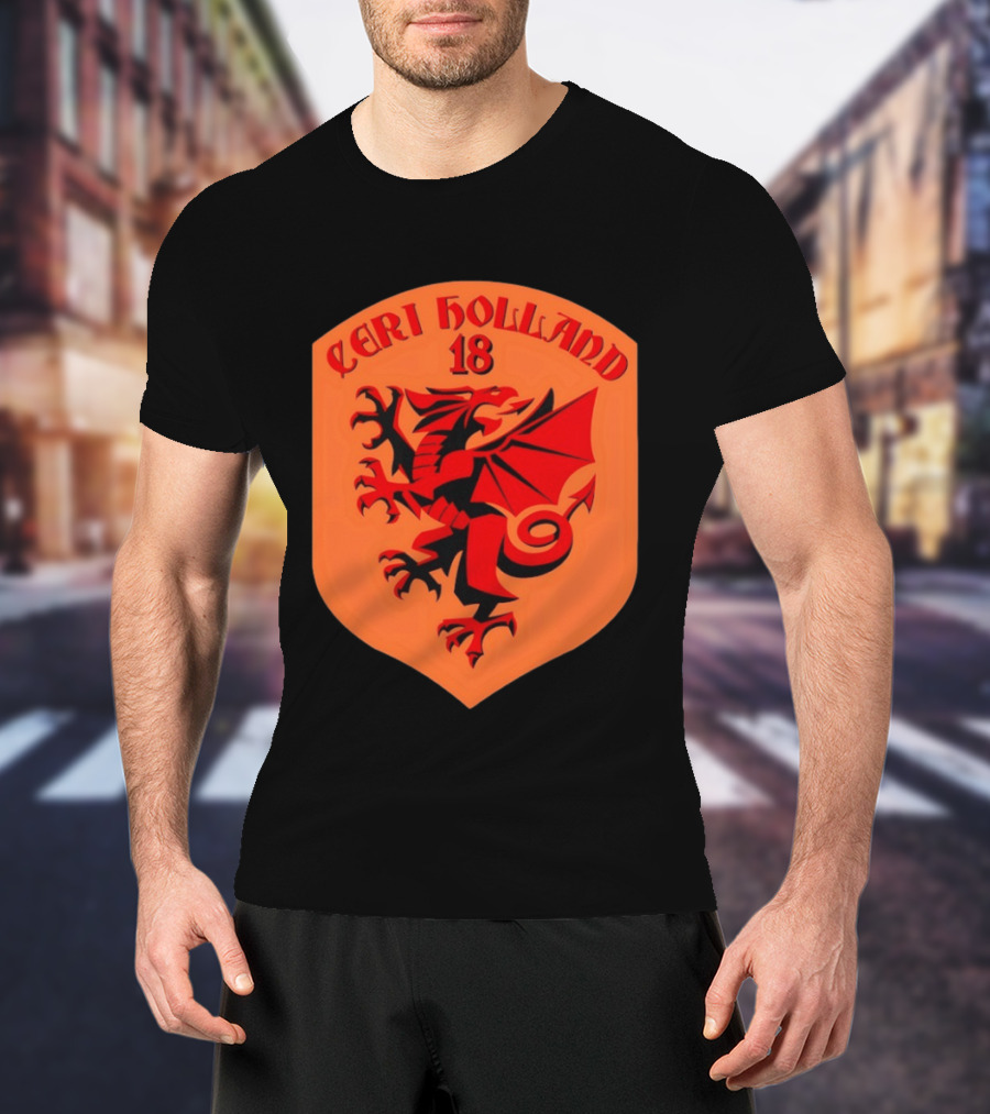 Ceri Holland 18 Red Dragon T-Shirt