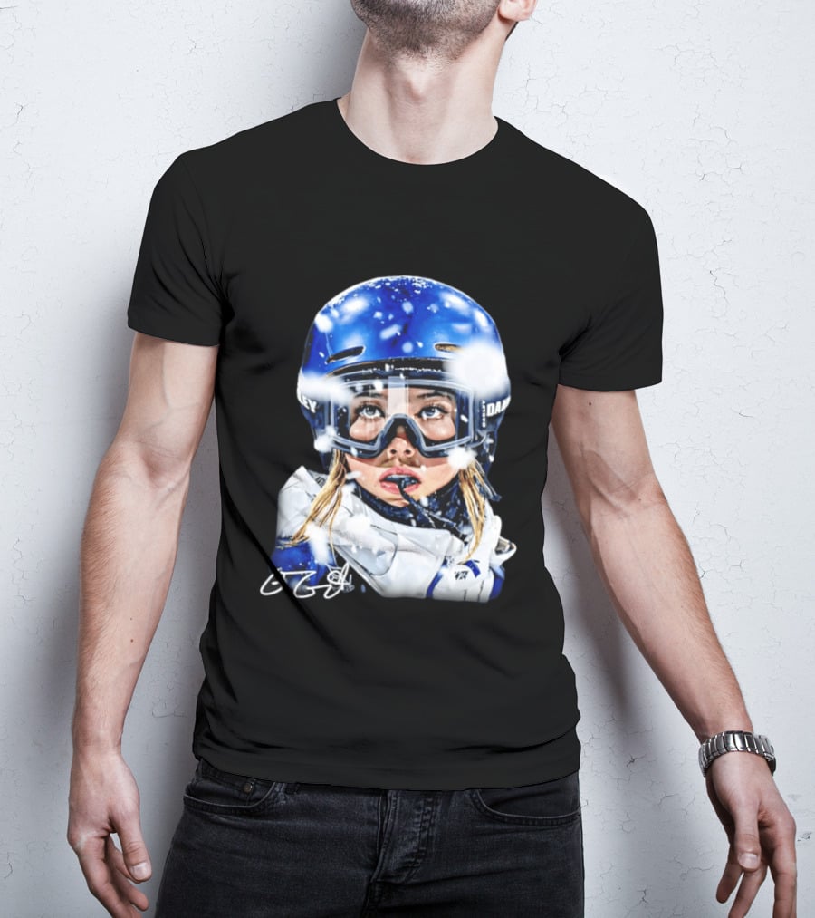 Eileen Gu Aura Snowboard Oakley Goggles Winter Sports T-Shirt