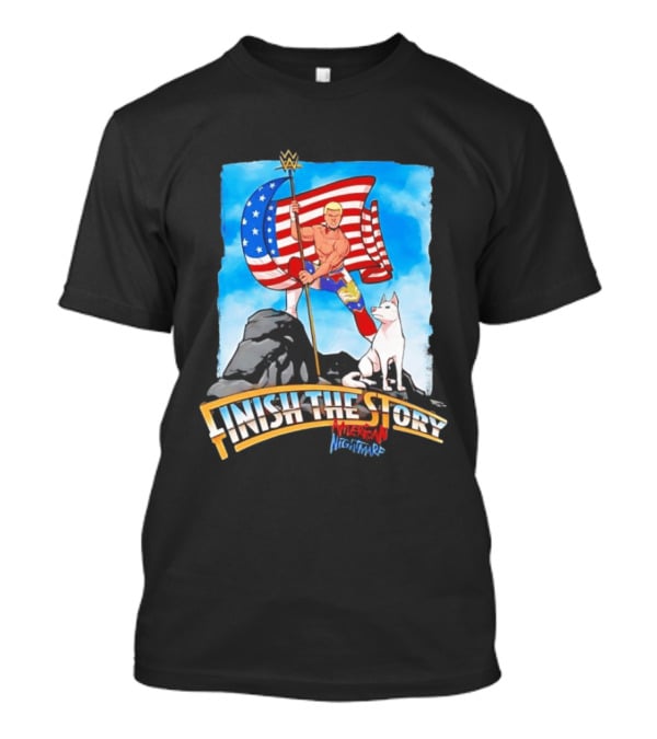Cody Rhodes Finish The Story American Nightmare WWE Flag T-Shirt
