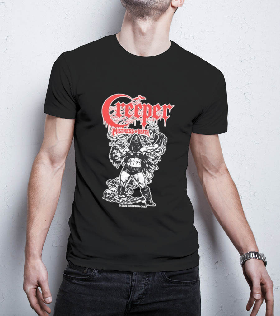 Creeper Mistress Of Death Creepercult 2023 T-Shirt