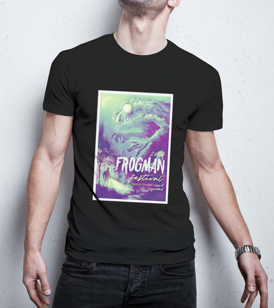2026 Frogman Festival Loveland OH March 7 At The Oasis T-Shirt
