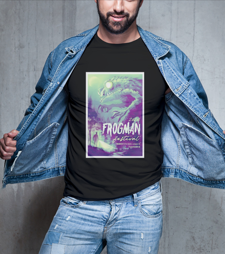 2026 Frogman Festival Loveland OH March 7 At The Oasis T-Shirt