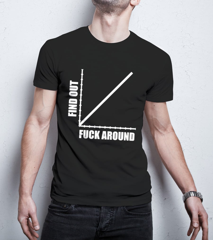 Find Out Fuck Around Graph FAFO T-Shirt