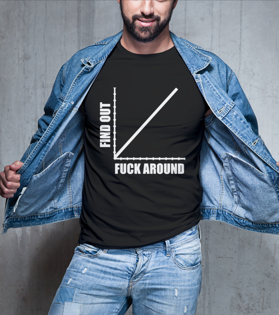 Find Out Fuck Around Graph FAFO T-Shirt