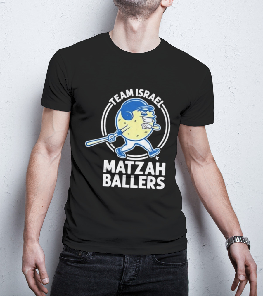 Team Israel Matzah Ballers Garrett Stubbs T-Shirt