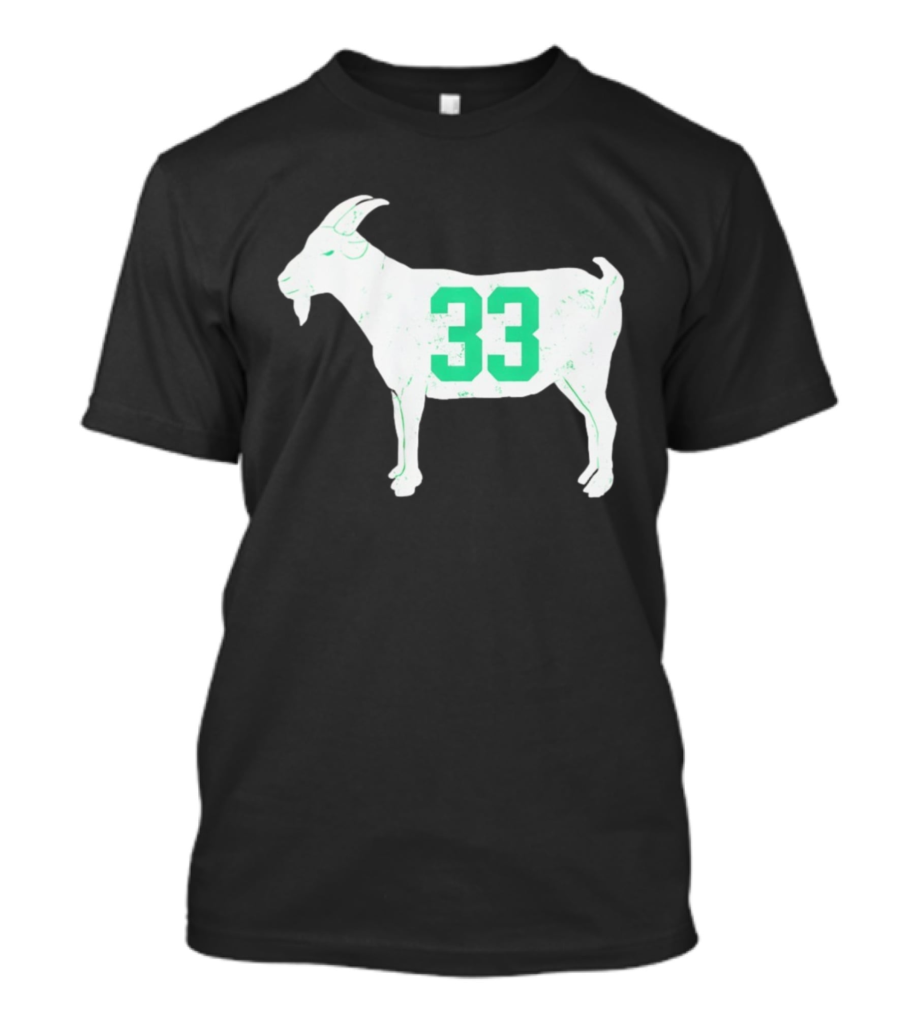 Larry Bird Goat 33 Boston Celtics St Patrick's Day Basketball T-Shirt