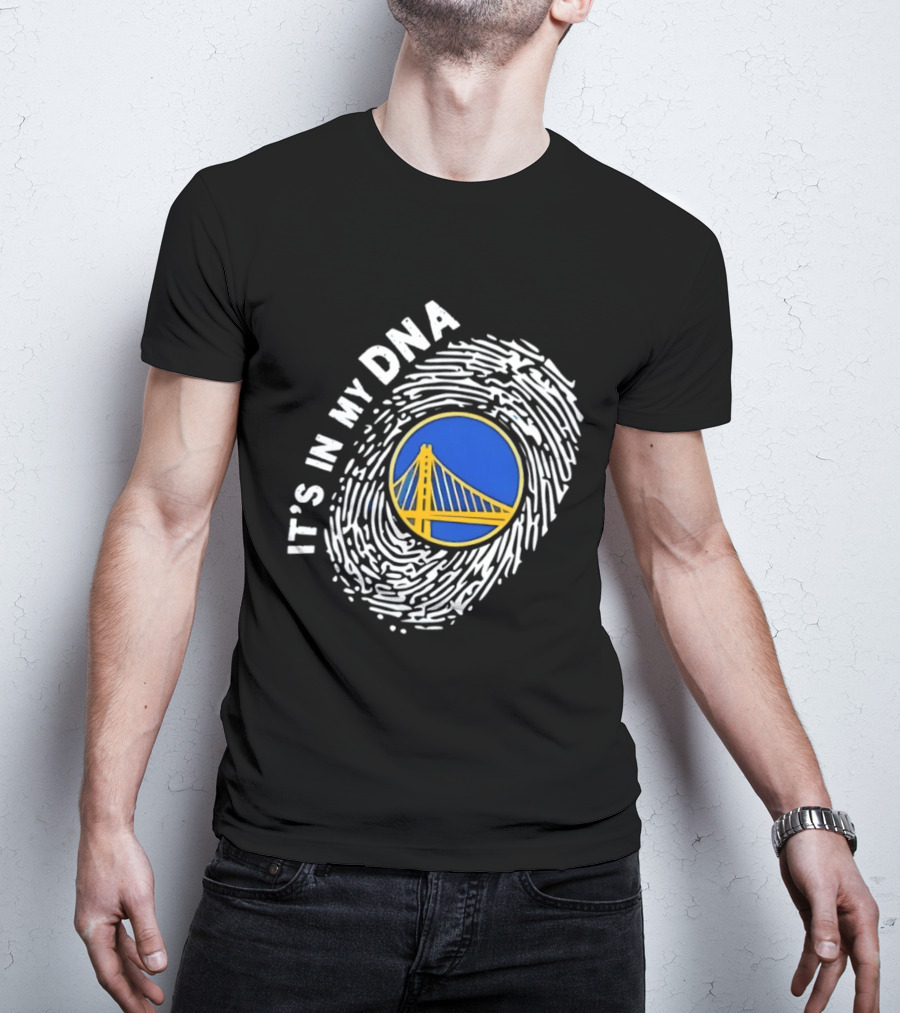 Golden State Warriors It's In My DNA Fingerprint Basketball T-Shirt