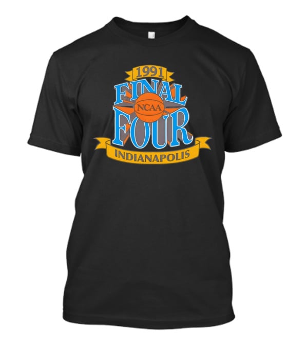 1991 Indianapolis NCAA Final Four Basketball Tournament T-Shirt