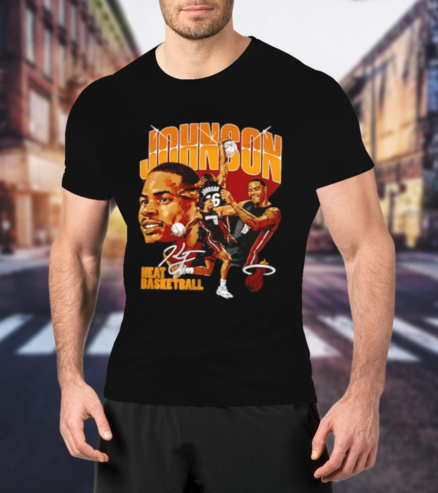 Johnson Heat Basketball Keyonte Johnson Miami 16 T-Shirt