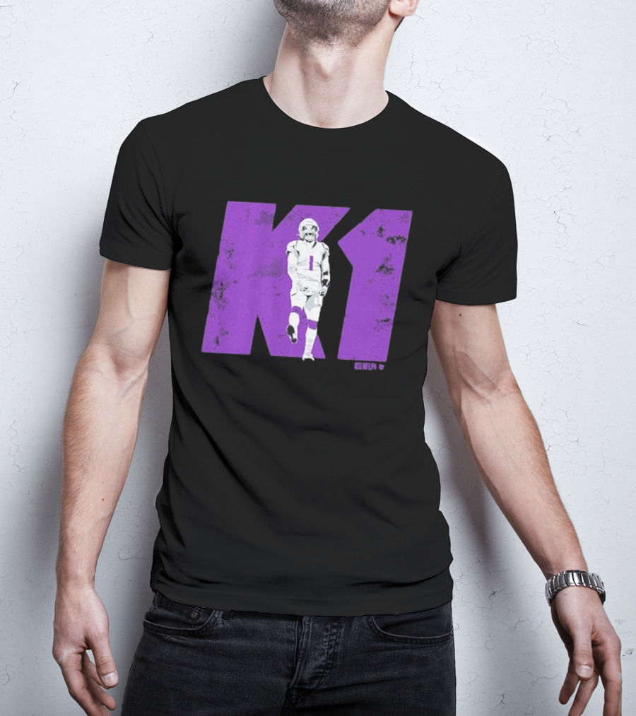 Kyler Murray K1 Purple Football Minnesota Player T-Shirt