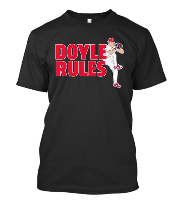 Doyle Rules St Louis Cardinals Pitcher Action T-Shirt