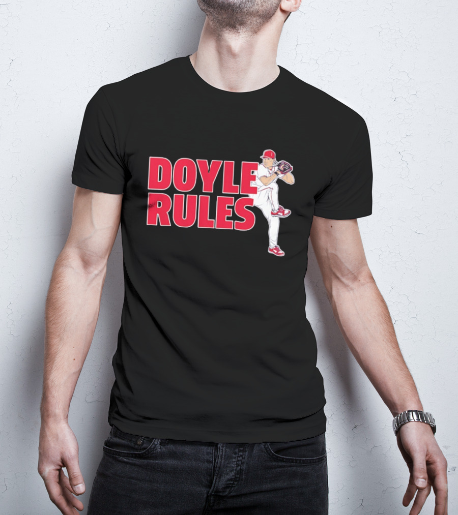Doyle Rules St Louis Cardinals Pitcher Action T-Shirt