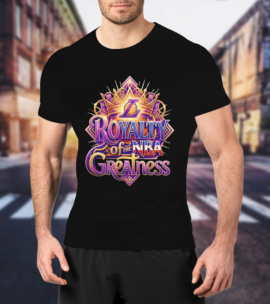 Los Angeles Lakers L Royalty Of The NBA Greatness T-Shirt