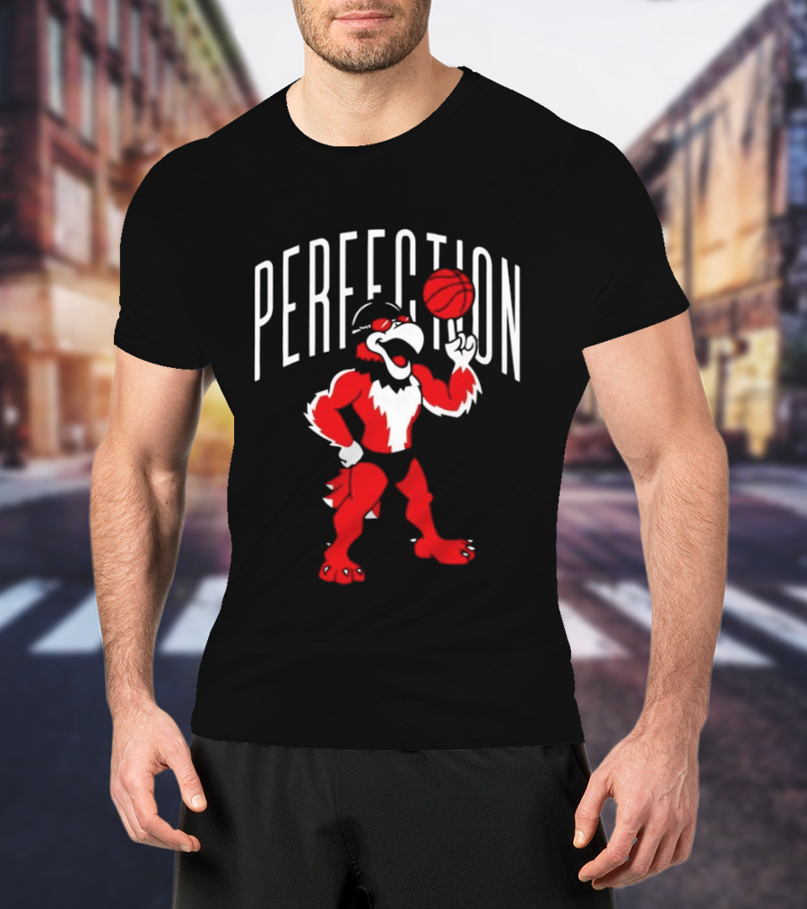 Miami RedHawks Perfection Basketball Bird T-Shirt