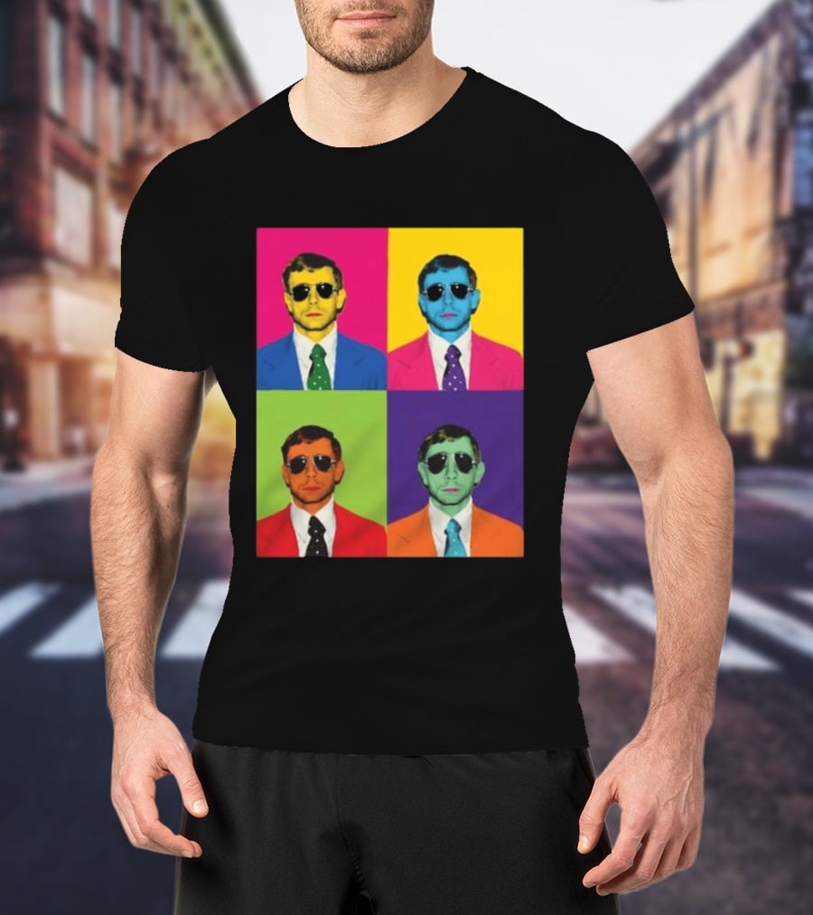 Mike Vining Pop Art Style Multicolor T-Shirt
