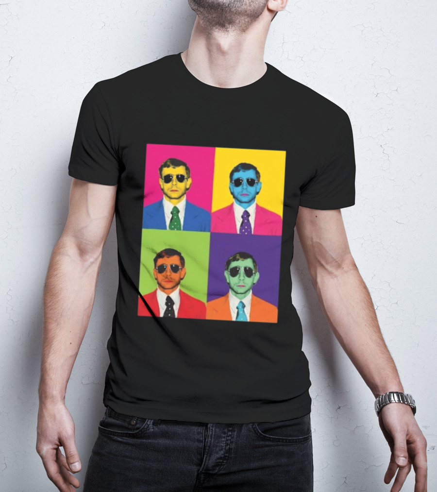 Mike Vining Pop Art Style Multicolor T-Shirt
