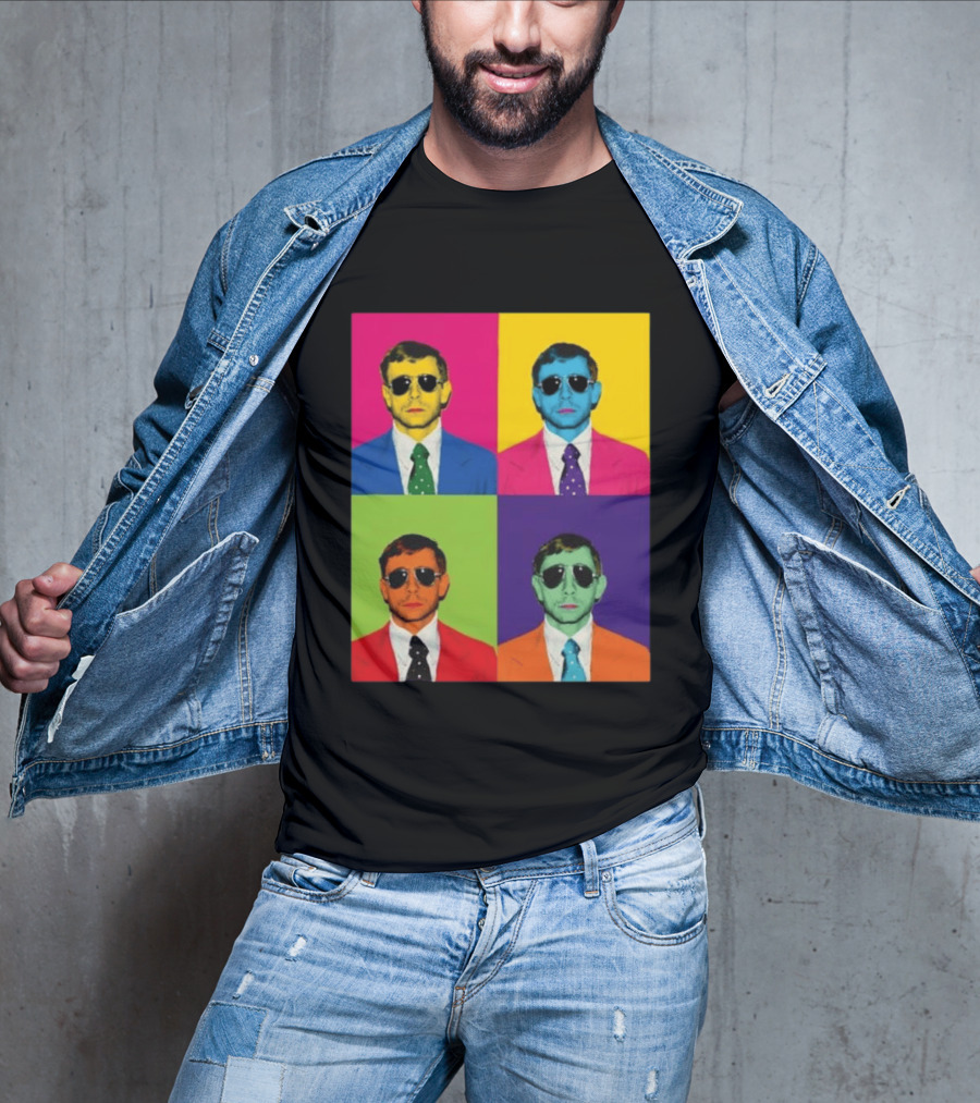 Mike Vining Pop Art Style Multicolor T-Shirt