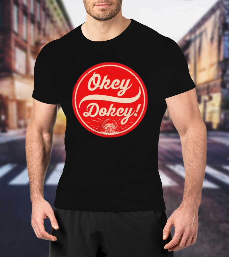 Okey Dokey The Last Drink Red Circle T-Shirt