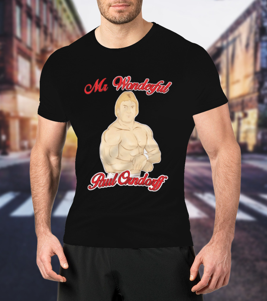 Mr Wonderful Paul Orndorff Vintage Wrestling Legend T-Shirt