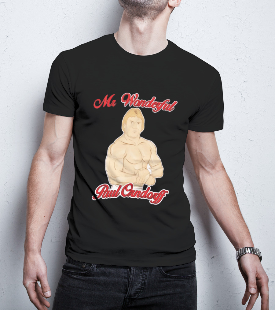 Mr Wonderful Paul Orndorff Vintage Wrestling Legend T-Shirt