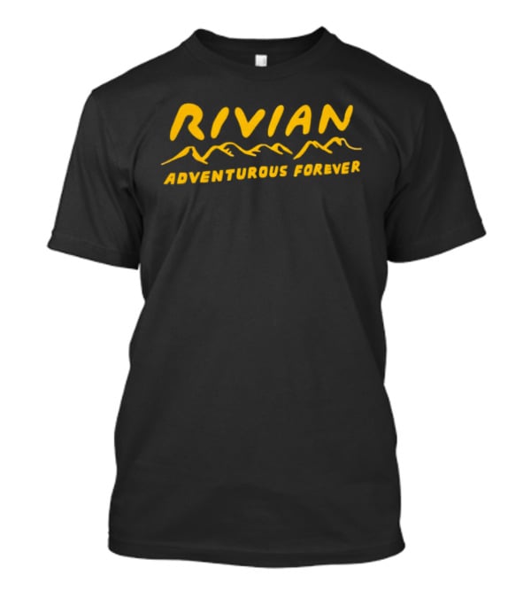 Rivian Adventurous Forever Yellow Mountain T-Shirt