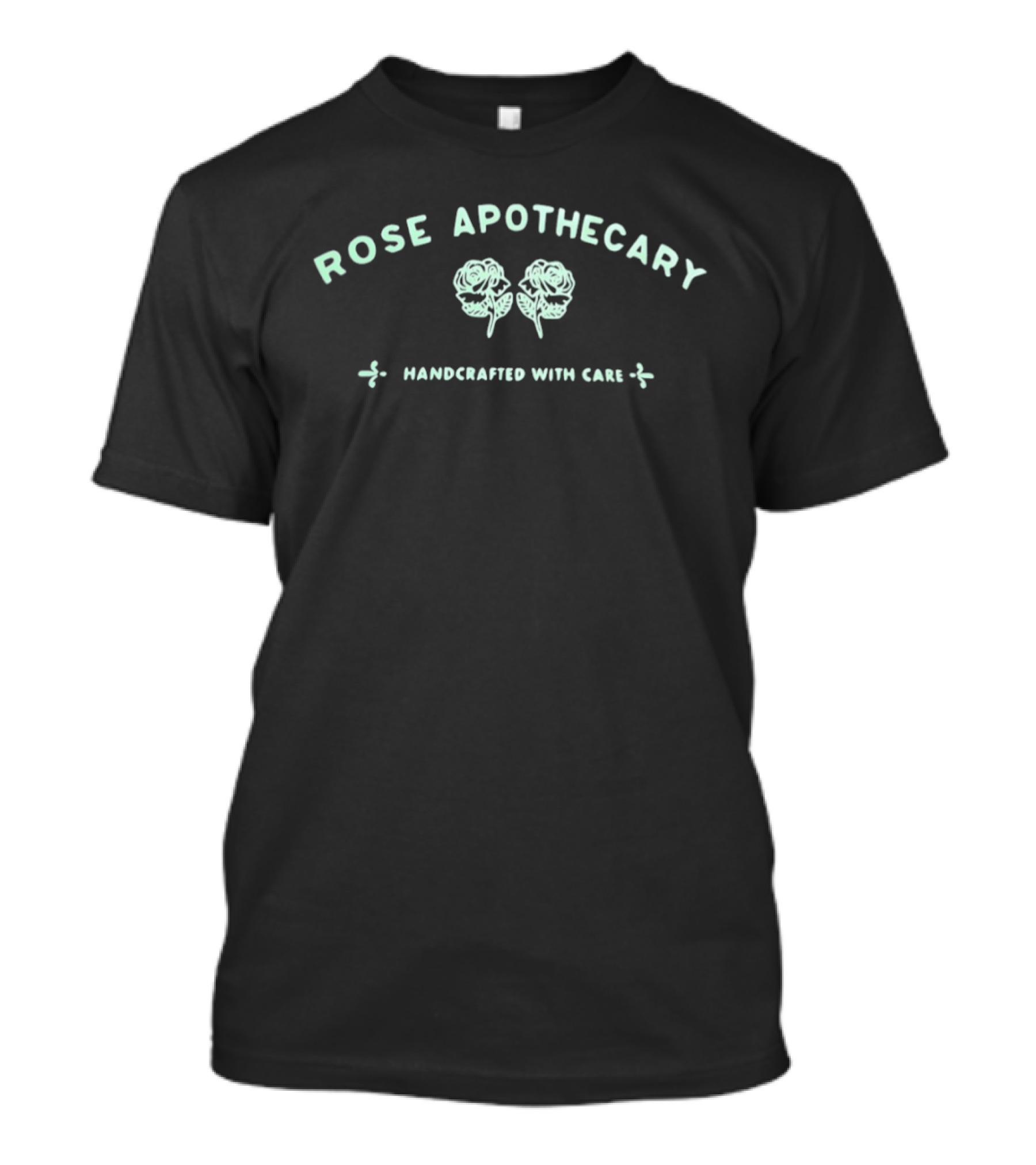 Rose Apothecary Handcrafted With Care Roses Floral T-Shirt