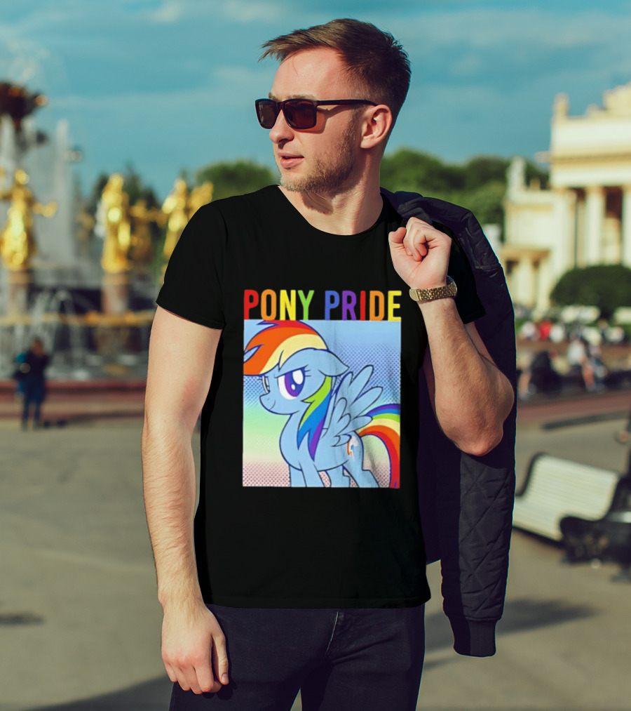 Rainbow Dash Pony Pride My Little Pony Rainbow T-Shirt