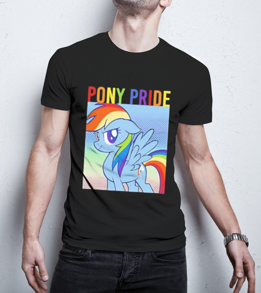 Rainbow Dash Pony Pride My Little Pony Rainbow T-Shirt