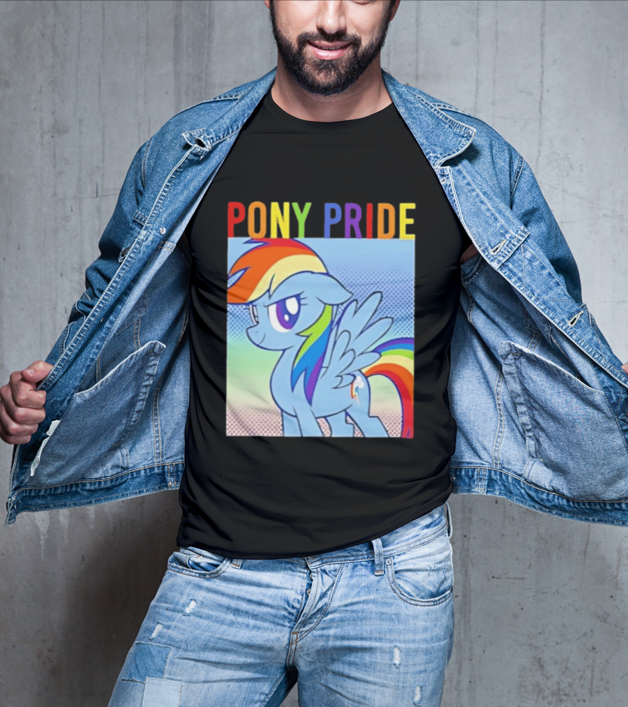 Rainbow Dash Pony Pride My Little Pony Rainbow T-Shirt