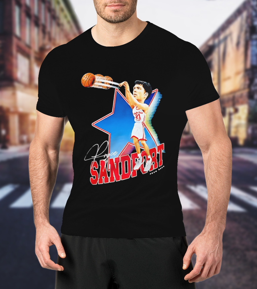 Pryce Sandfort Nebraska Cornhuskers Basketball Star Player 21 T-Shirt