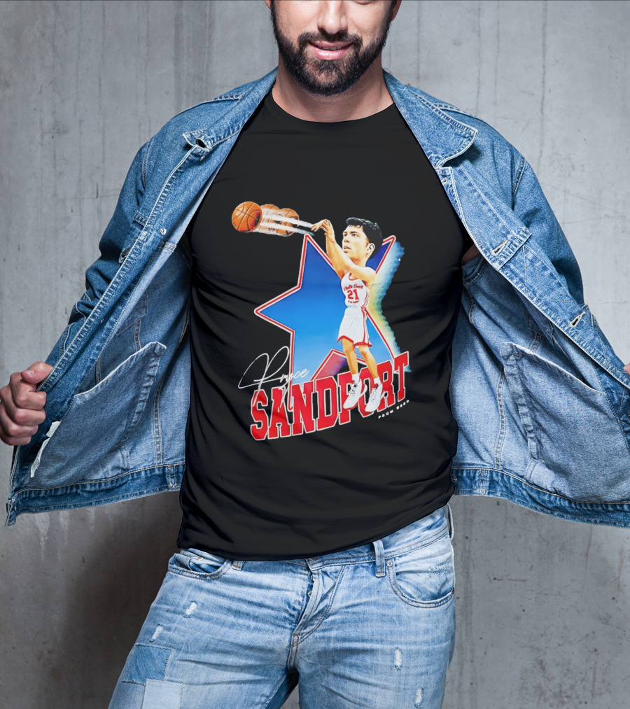 Pryce Sandfort Nebraska Cornhuskers Basketball Star Player 21 T-Shirt